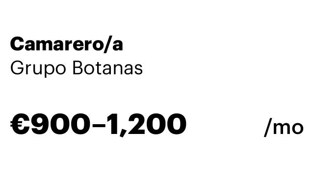 Camarero/a