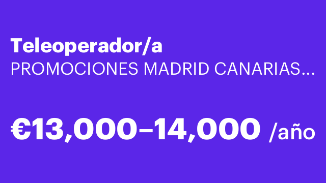 Teleoperador/a