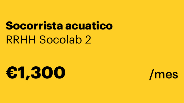 Socorrista acuatico