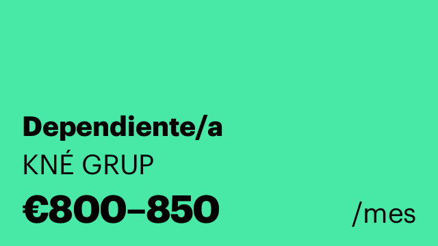 Dependiente/a