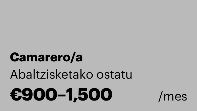 Camarero/a