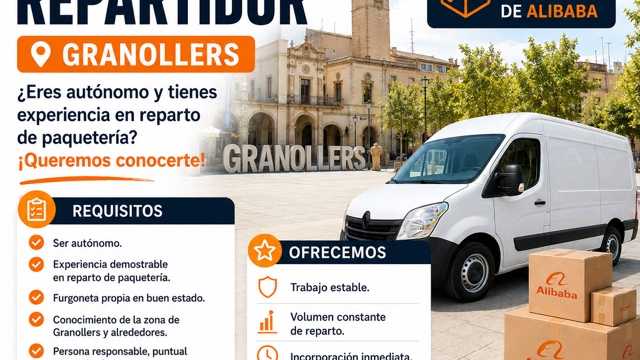 Buscamos Autónomo Repartidor - GRANOLLERS
