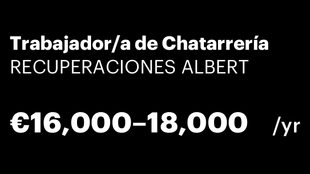 Trabajador/a de Chatarrería