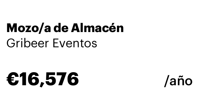 Mozo/a de Almacén