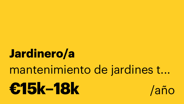 Jardinero/a