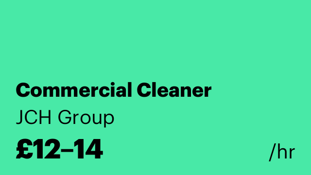Commercial Cleaner