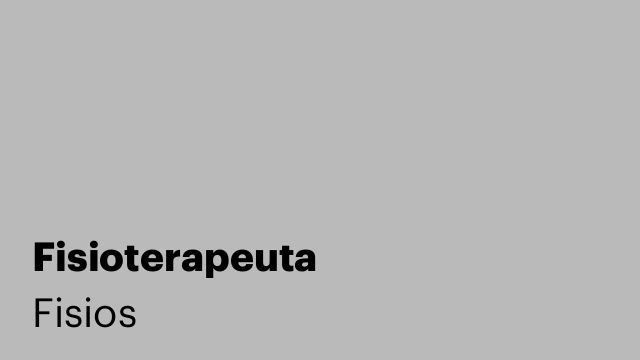 Fisioterapeuta