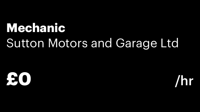 Mechanic