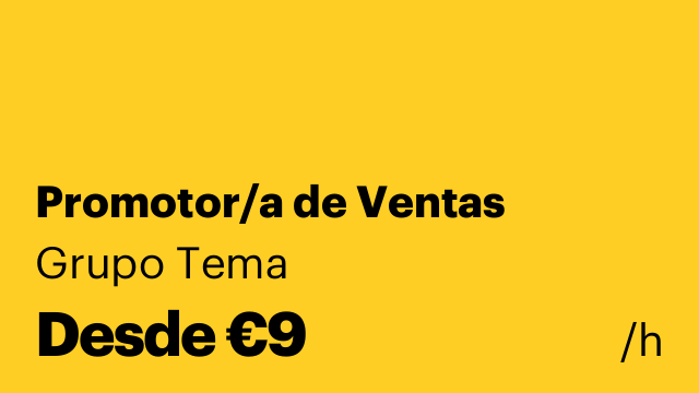 Promotor/a de Ventas