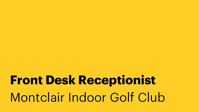 Front Desk Receptionist