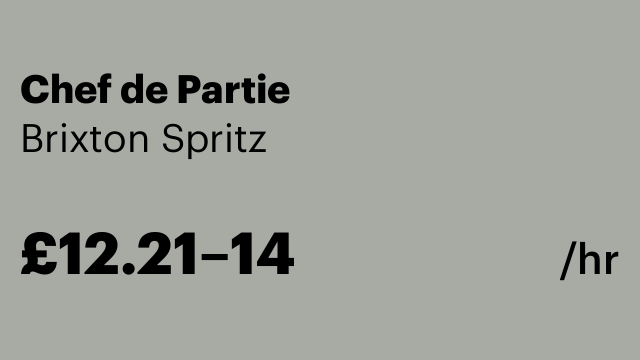 Chef de Partie