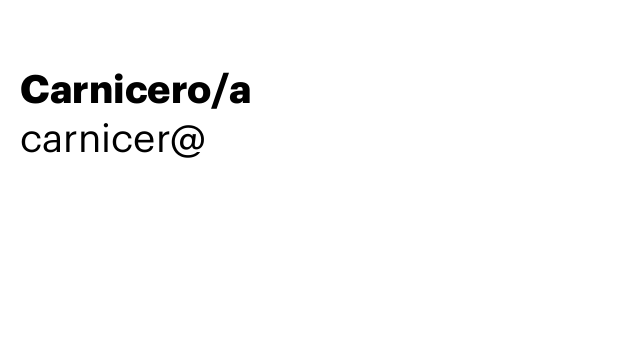 Carnicero/a