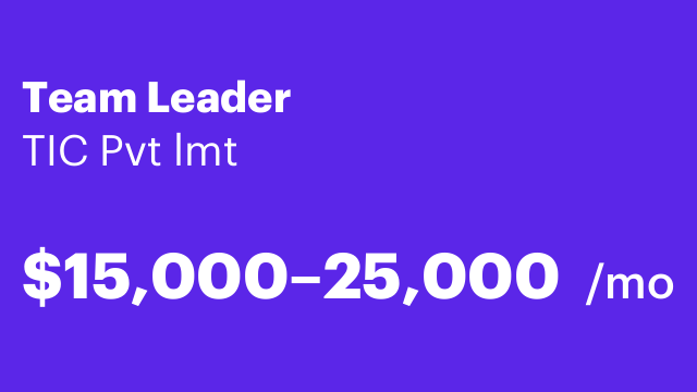 Team Leader