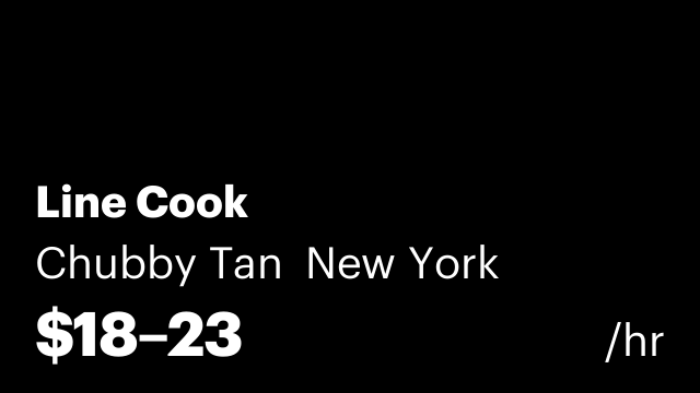 Line Cook