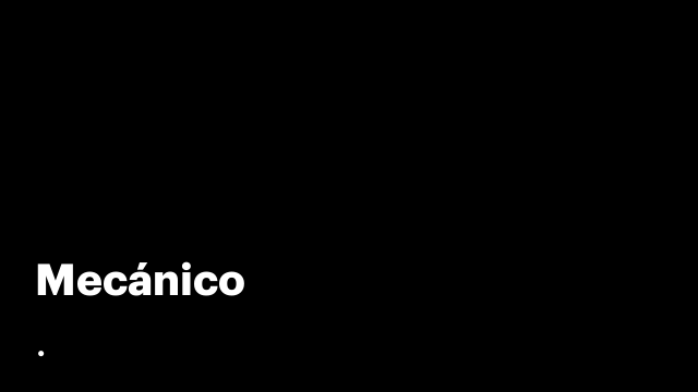 Mecánico