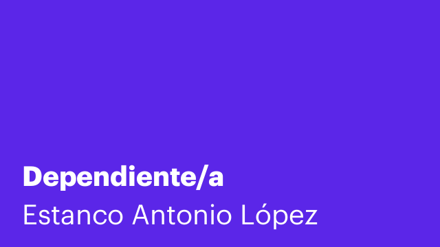 Dependiente/a