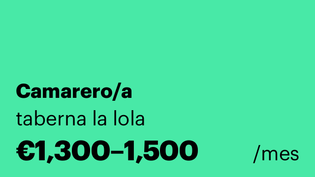 Camarero/a