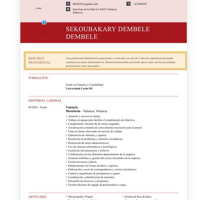 Candidate avatar