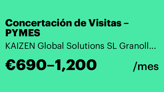 Concertación de Visitas – PYMES