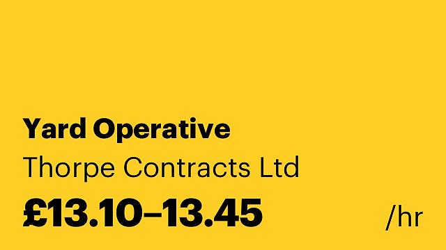 Yard Operative