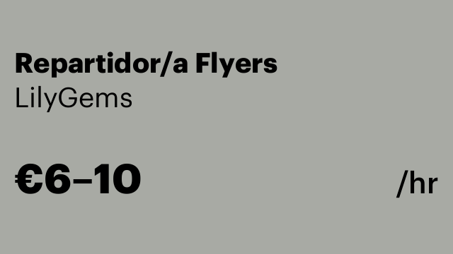 Repartidor/a Flyers