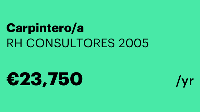 Carpintero/a