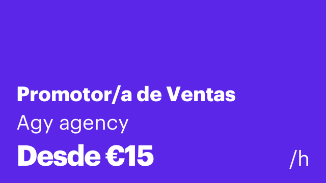 Promotor/a de Ventas