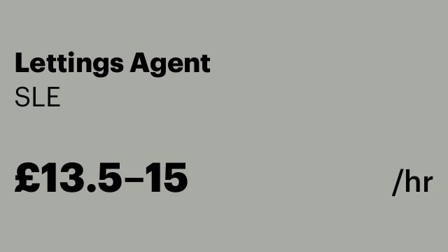 Lettings Agent