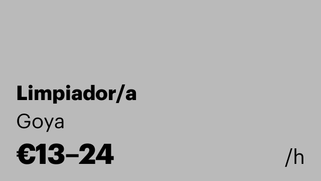 Limpiador/a
