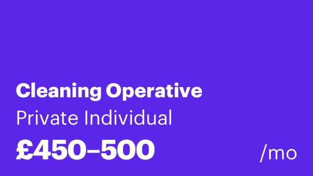 Cleaning Operative
