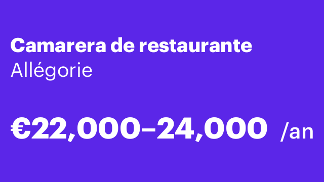 Camarera de restaurante