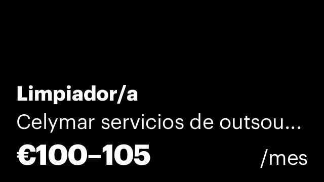 Limpiador/a