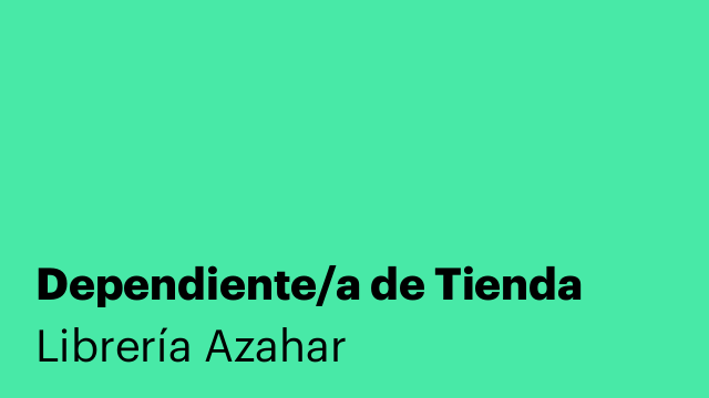 Dependiente/a de Tienda