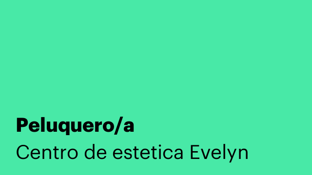 Peluquero/a