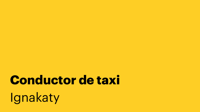 Conductor de taxi