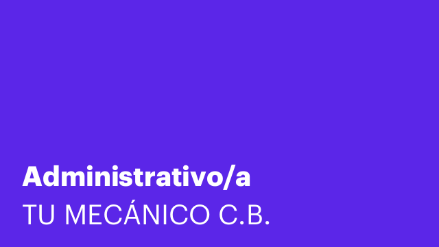 Administrativo/a