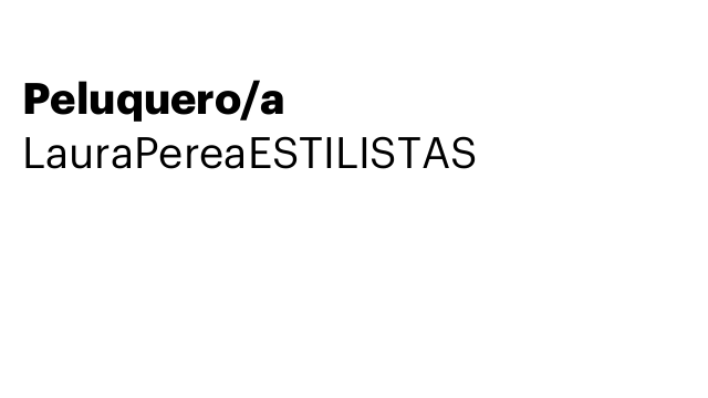 Peluquero/a