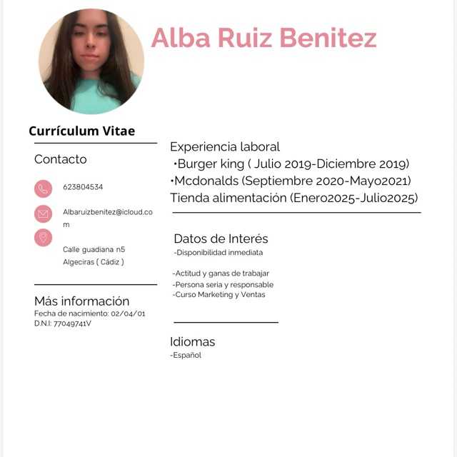 Candidate avatar