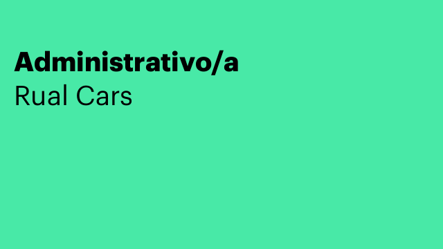 Administrativo/a