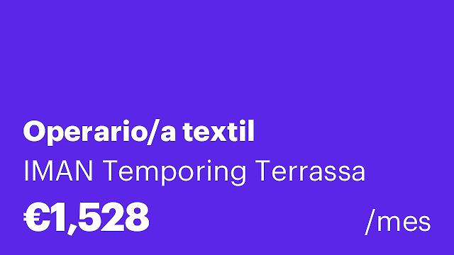 Operario/a textil