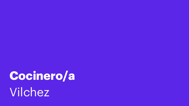 Cocinero/a