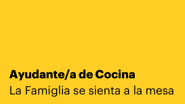 Ayudante/a de Cocina