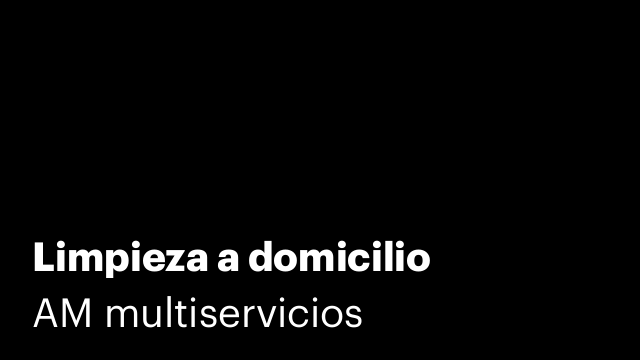 Limpieza a domicilio