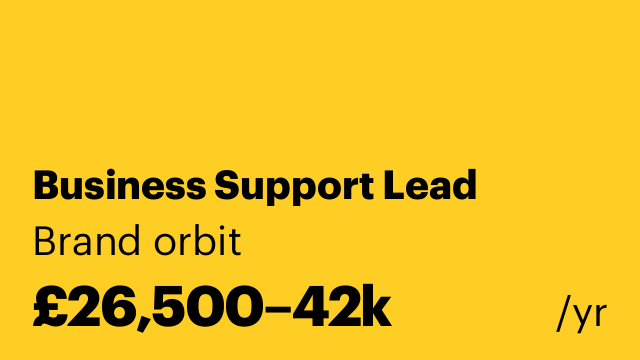 Business Support Lead