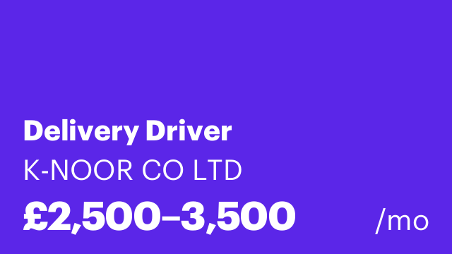 Delivery Driver