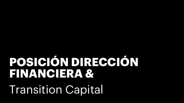 POSICIÓN DIRECCIÓN FINANCIERA & ADMINISTRACIÓN