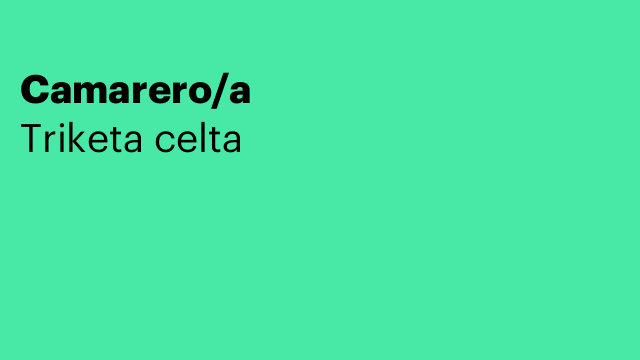 Camarero/a