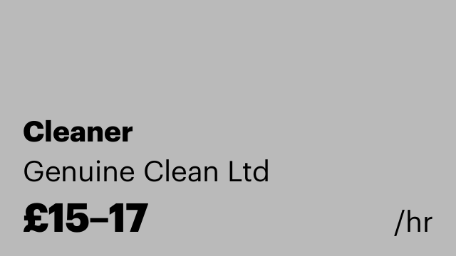 Cleaner