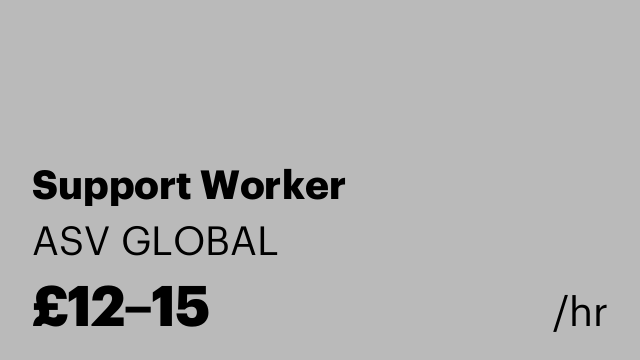 Support Worker