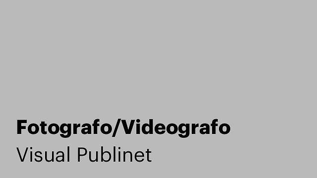 Fotografo/Videografo